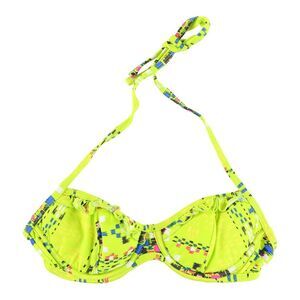 Raisins Womens Printed Bandeau Swim Top, NWT